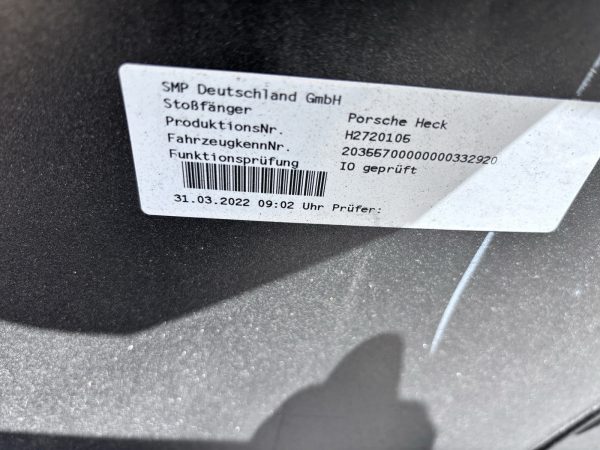 OEM GENUINE 992807421 2020 2021 2022 2023 PORSCHE 911 CARRERA GTS REAR BUMPER - Image 20