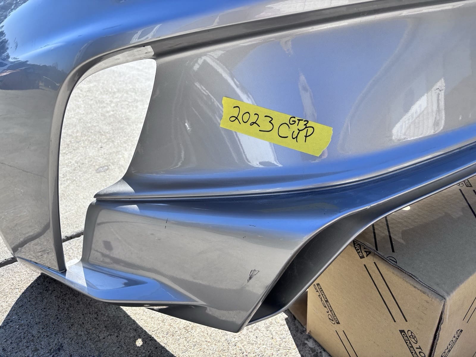 OEM GENUINE PORSCHE 2023 991 992 GT3 CUP REAR BUMPER 9F1807417Y - Image 11