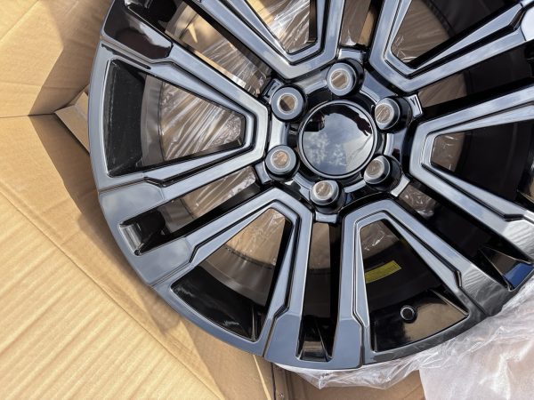 v1184295827gb Replica GMC SIERRA DENALI ESCALADE SILVERADO 20x9 GLOSS BLACK - Image 5