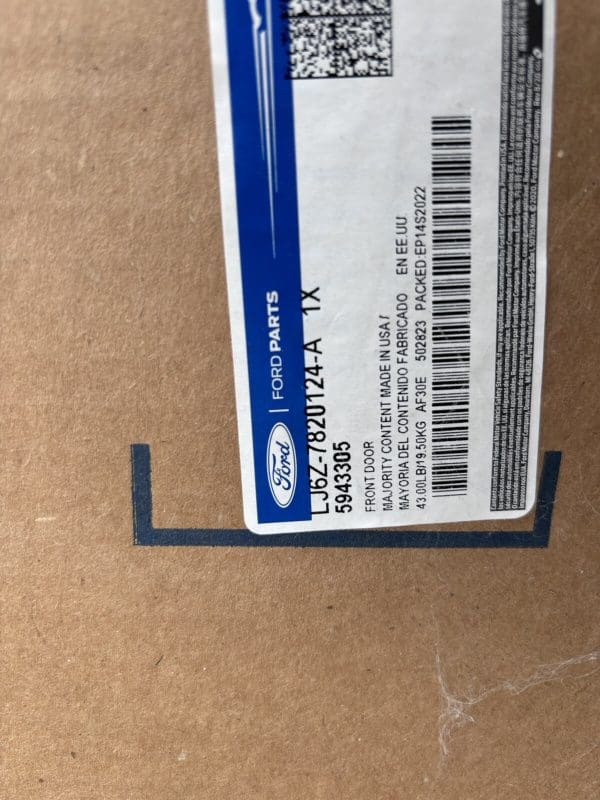 OEM 2020 2021 2022 2023 FORD ESCAPE FRONT RIGHT DOOR GENUINE lj6z7820124a - Image 15