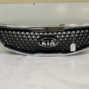 2014 2015 2016 KIA SPORTAGE FRONT OEM GENUINE GRILLE BLACK CHROME 86350-3w500