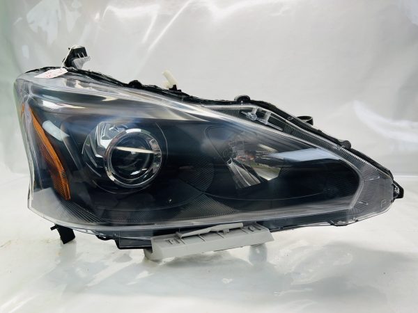 ALL TABS 2013 2014 2015 NISSAN ALTIMA FRONT RIGHT HEADLIGHT BLACK BEZEL