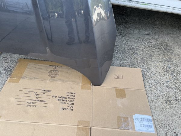 NICE CLEAN 2017 2018 2019 FORD ESCAPE HOOD OEM GENUINE gj5z16612a GRAY. - Image 3