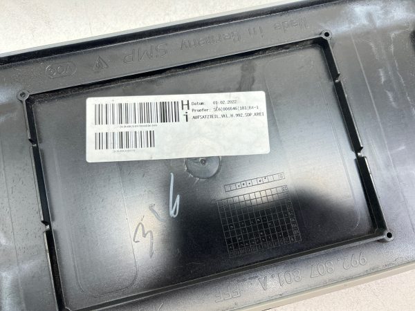 992807801A 2020 2021 2022 2023 Porsche 911 992 Rear License Plate Bracket Plate - Image 11