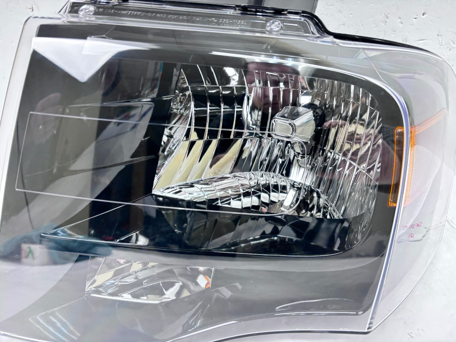 2007 2008 2009 2010-2014 FORD EXPEDITION BLACK BEZEL FRONT LEFT CAPA HEADLIGHT - Image 9