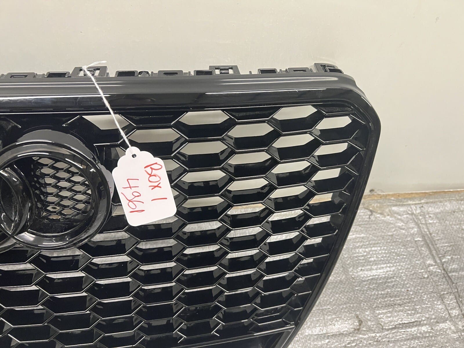 🌟🌟 2013 2014 2015 2016 2017 AUDI A5 S5 QUATTRO GLOSSY BLACK FRONT GRILLE - Image 4