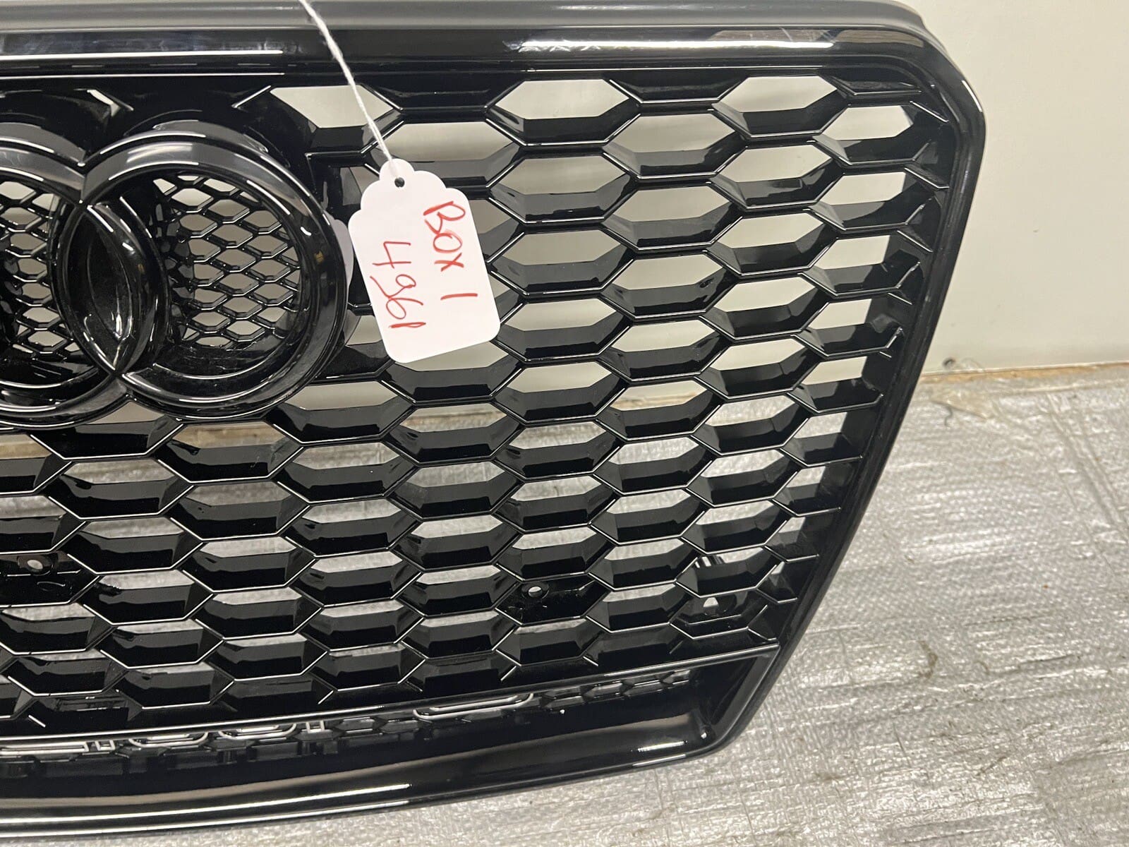 🌟🌟 2013 2014 2015 2016 2017 AUDI A5 S5 QUATTRO GLOSSY BLACK FRONT GRILLE - Image 5