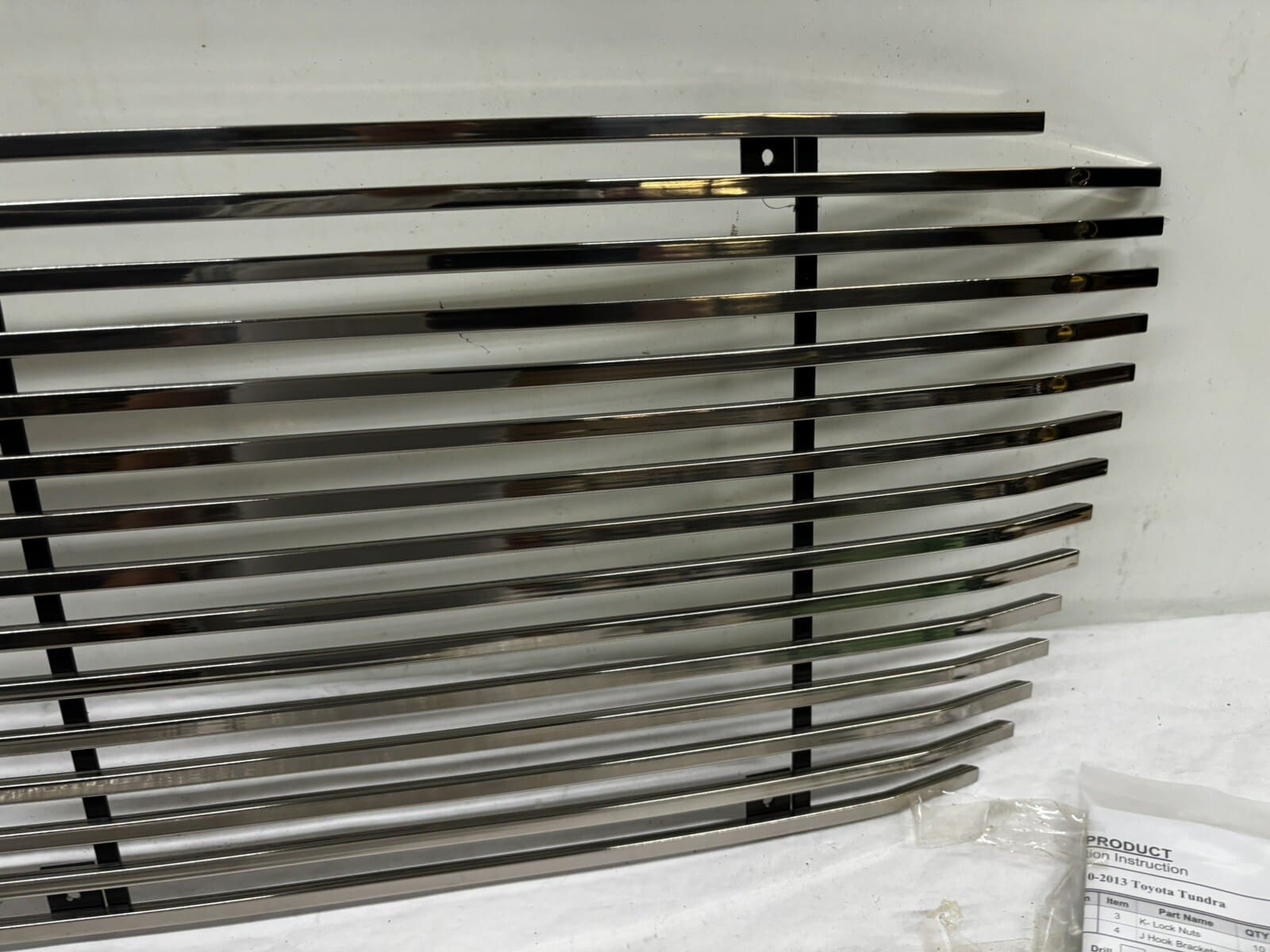 2010 2011 2012 2013 toyota tundra chrome grille inserts lower and upper - Image 2