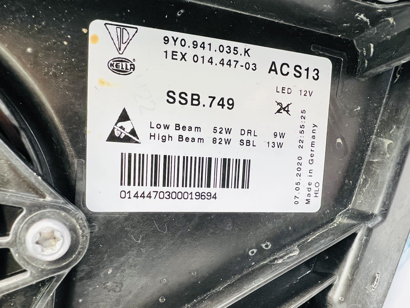 ⭐️ 2019 2020 2021 PORSCHE CAYENNE LED GTS MATRIX LEFT OEM HEADLIGHT 9Y0941035K - Image 14