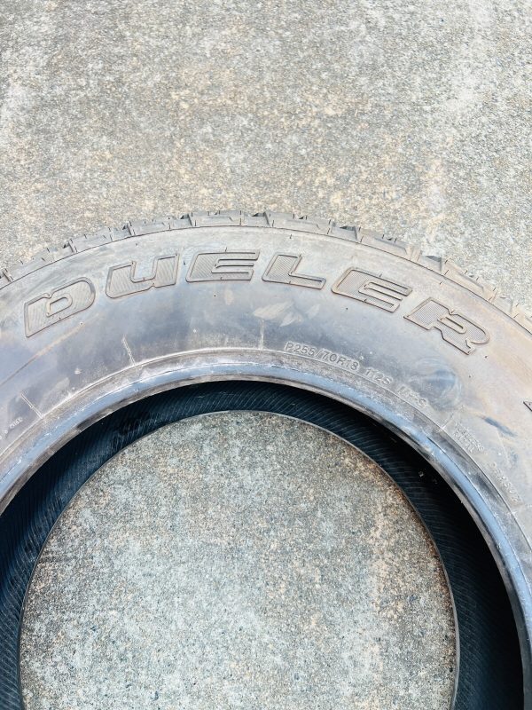 1 Single New P255/70R18 112S Bridgestone Dueler A/T RH-S OWL Tire! - Image 6