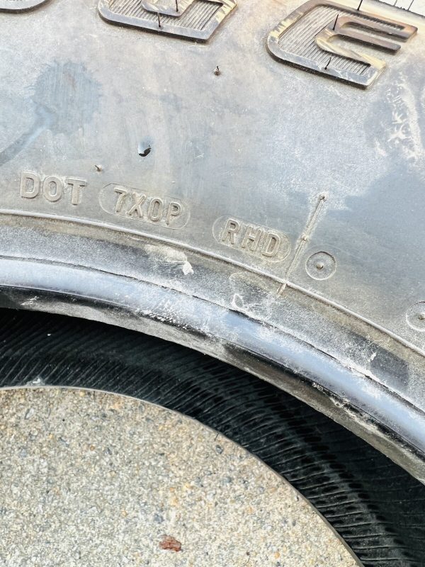 1 Single New P255/70R18 112S Bridgestone Dueler A/T RH-S OWL Tire! - Image 11