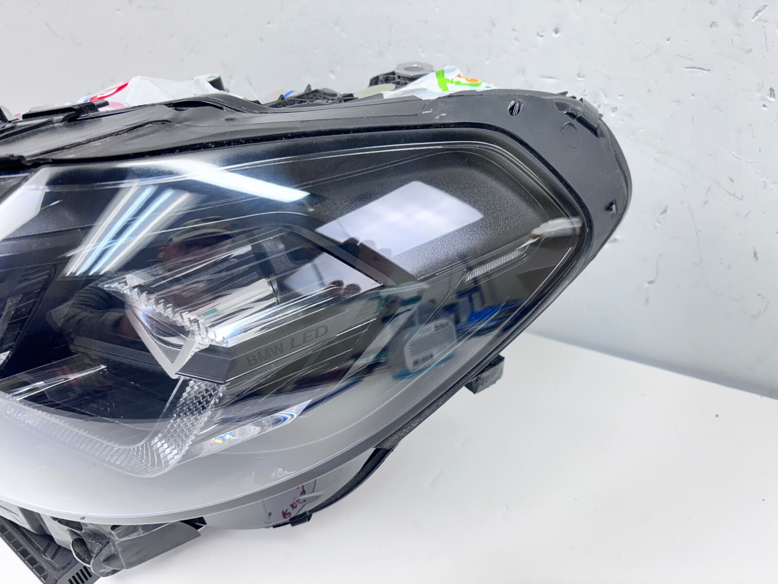A95A1FB13-06 2022 2023 2024 BMW X3 X4 LED BLACK TRIM FRONT LEFT OEM HEADLIGHT - Image 5