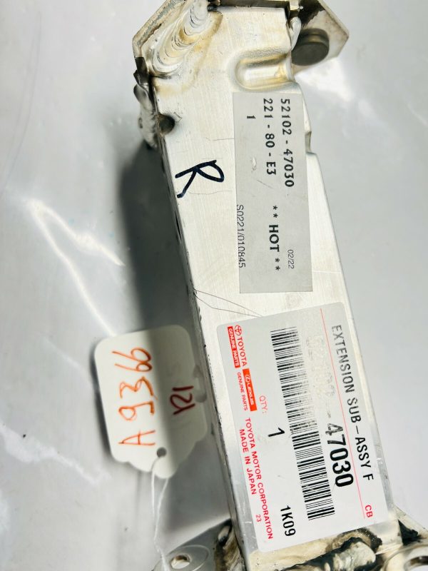 52102-47030 2016-2020 2021 2022 TOYOTA PRIUS FRONT RIGHT IMPACT BAR EXTENSION - Image 5
