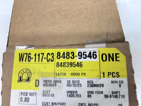 OEM GENUINE 84839546 2020 2021 2022 2023 2024 CHEVY CORVETTE C8 FRONT HOOD LATCH - Image 7