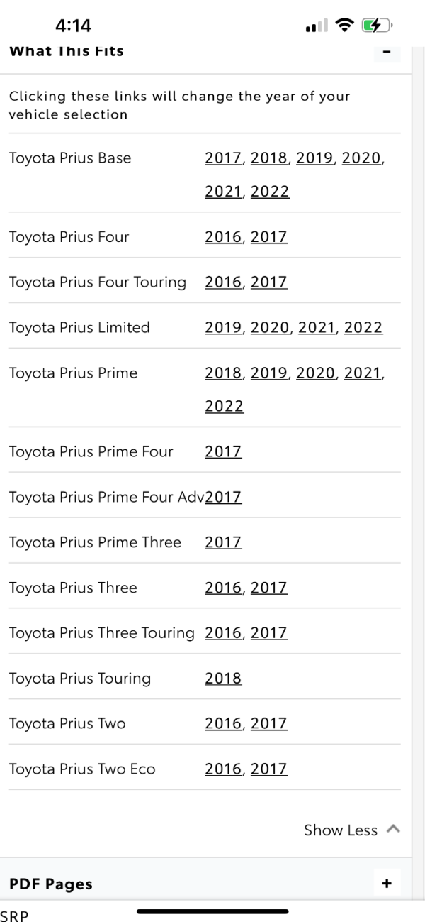 52102-47030 2016-2020 2021 2022 TOYOTA PRIUS FRONT RIGHT IMPACT BAR EXTENSION - Image 10
