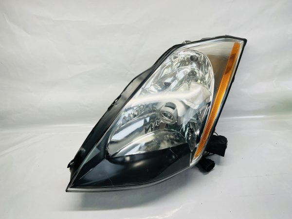 2003 2004 2005 NISSAN 350Z XENON HID FRONT LEFT HEADLIGHT BLACK TRIM