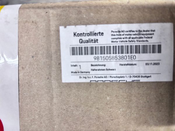 2015 2016 Porsche Cayman GT4 Rear Bumper Retainer Frame 981505853801E0 GENUINE - Image 16