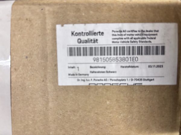 2015 2016 Porsche Cayman GT4 Rear Bumper Retainer Frame 981505853801E0 GENUINE - Image 18