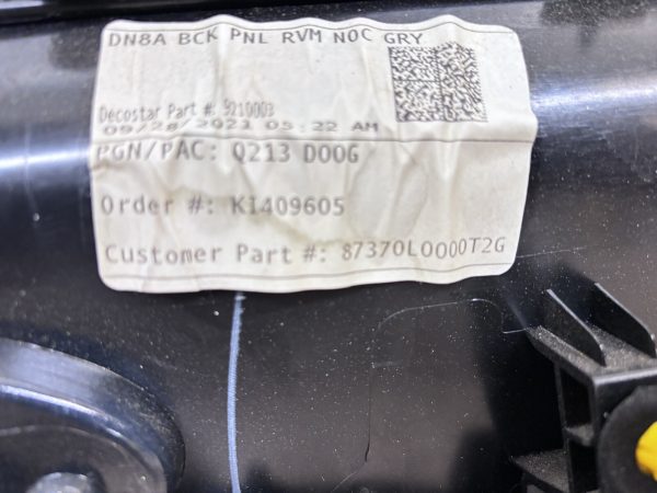 2020 2021 2022 2023 HYUNDAI SONATA REAR TRUNK LID MOLDING 87370L0000 CAMERA GRAY - Image 20