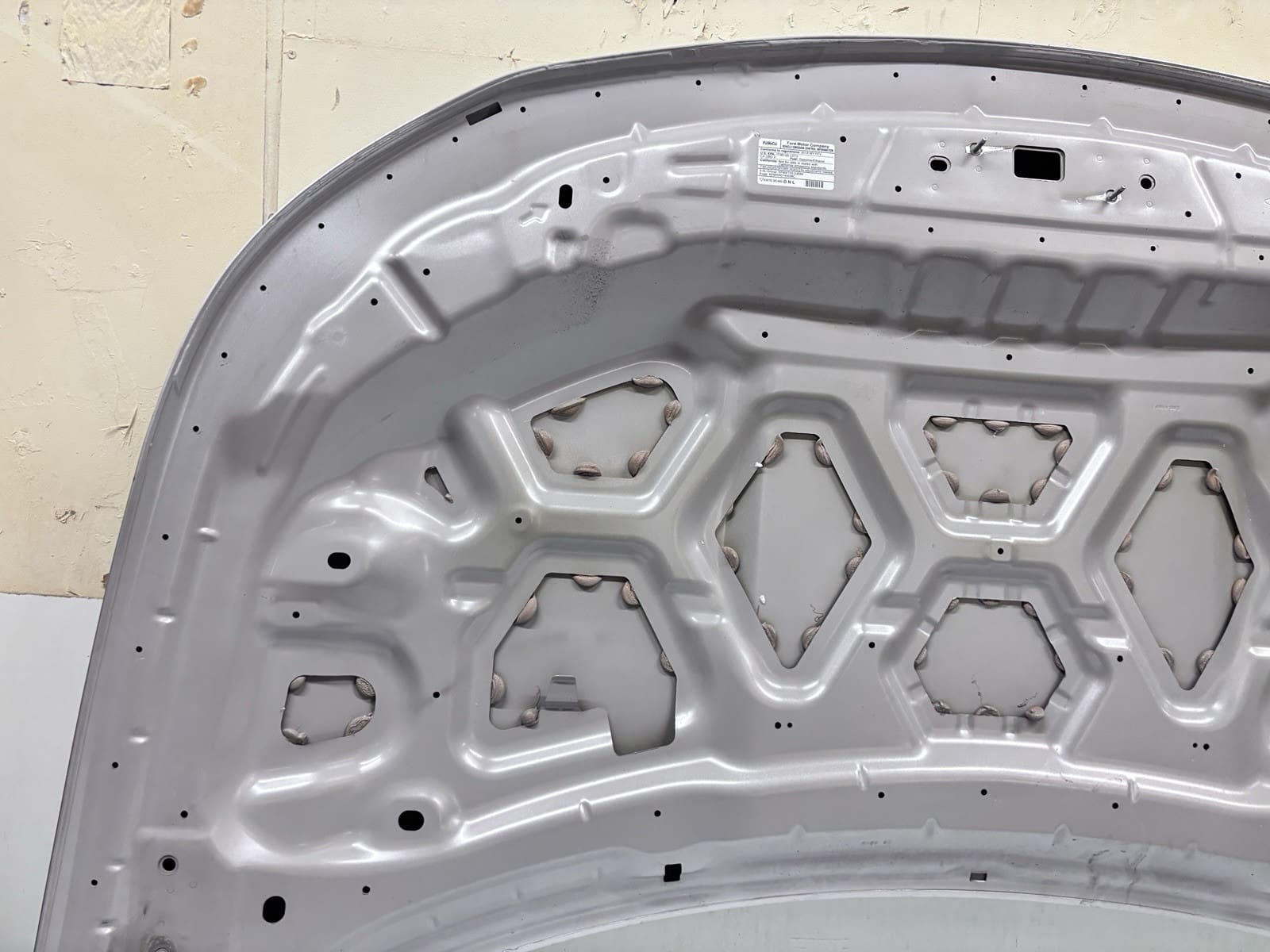 2016 2017 2018 2019 FORD EXPLORER HOOD OEM USED GENUINE SILVER ALUMINUM - Image 14