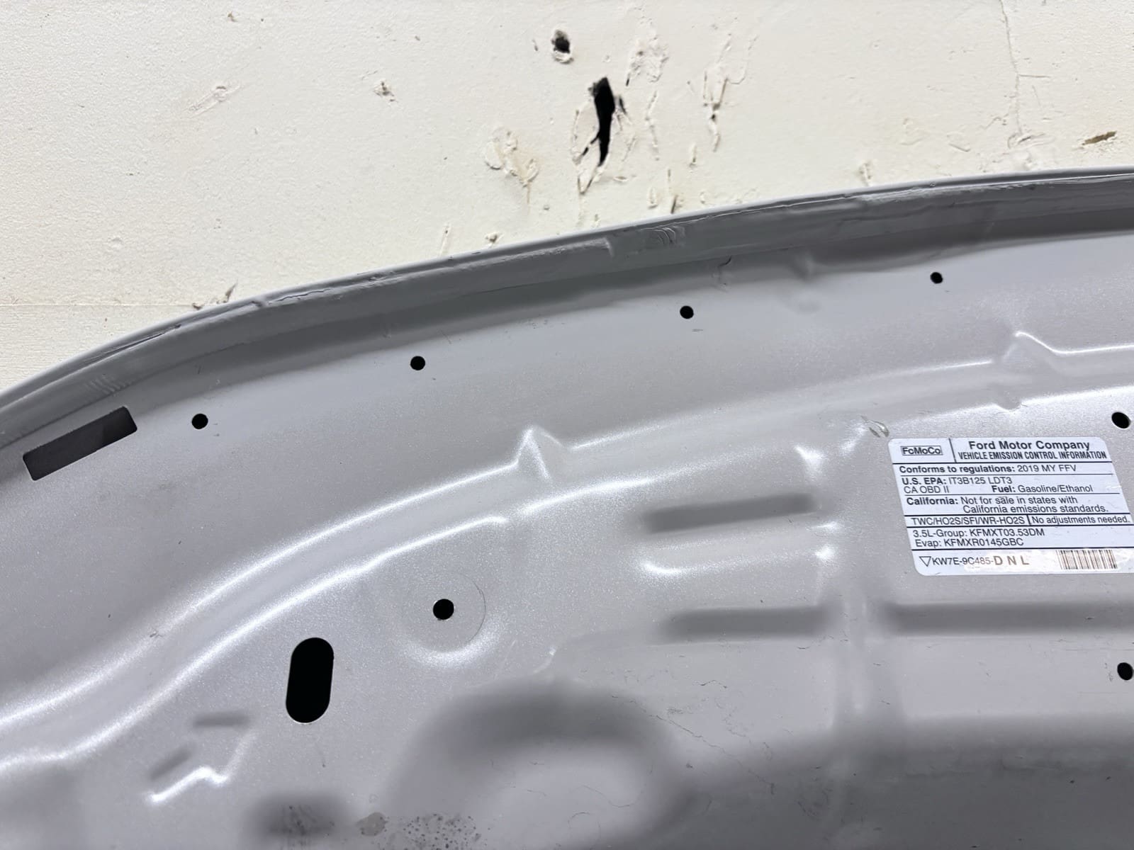 2016 2017 2018 2019 FORD EXPLORER HOOD OEM USED GENUINE SILVER ALUMINUM - Image 15
