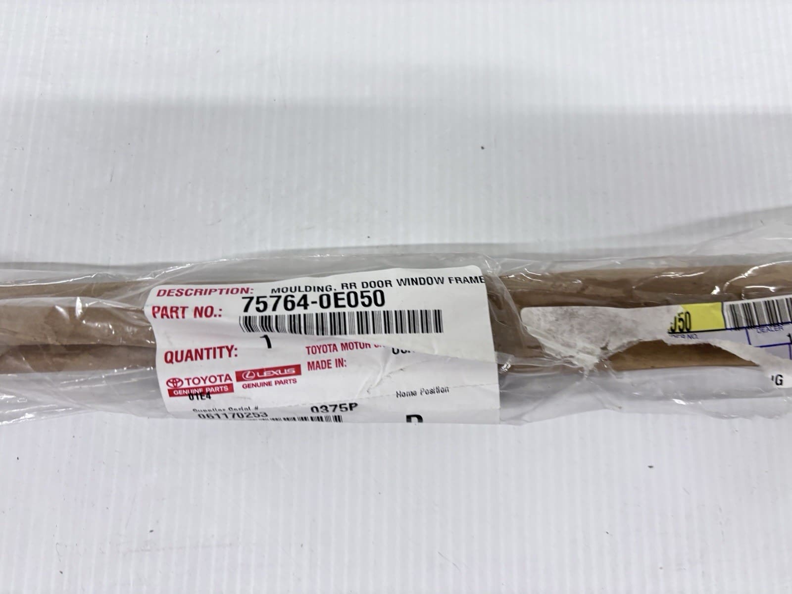 2020-23 Toyota Highlander Rear OEM Left Door Window Frame Molding 75764-0e050 - Image 5