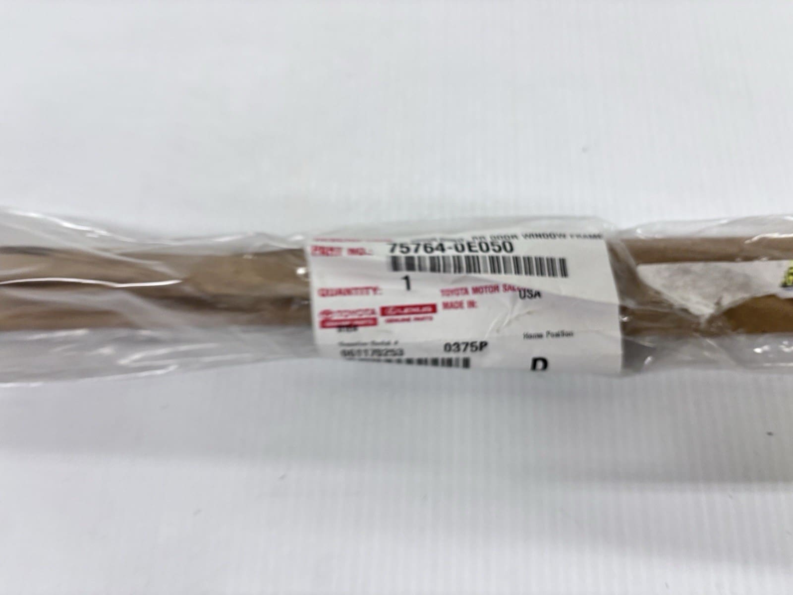 2020-23 Toyota Highlander Rear OEM Left Door Window Frame Molding 75764-0e050 - Image 7
