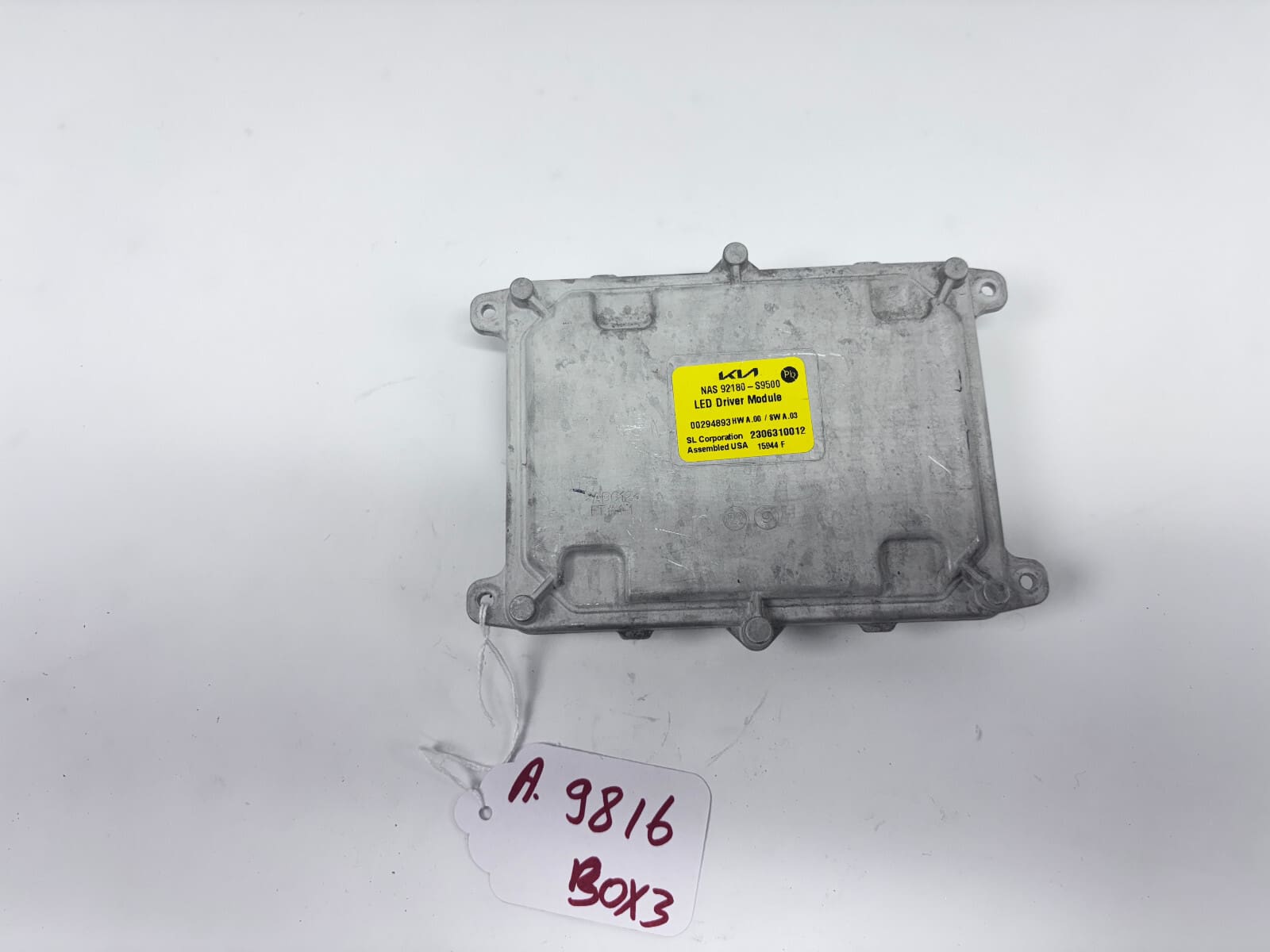 2023-24 Kia Telluride OEM Headlight LED Ballast Module 92180-S9500