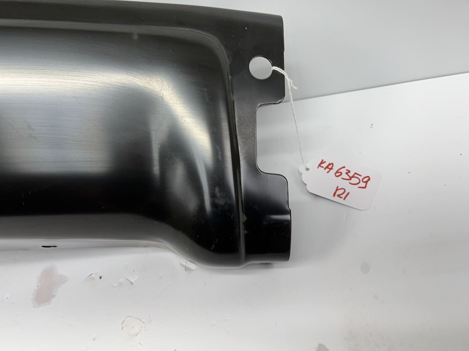 2009-2014 Ford F150 Rear Left OEM Black Bumper End - Image 4