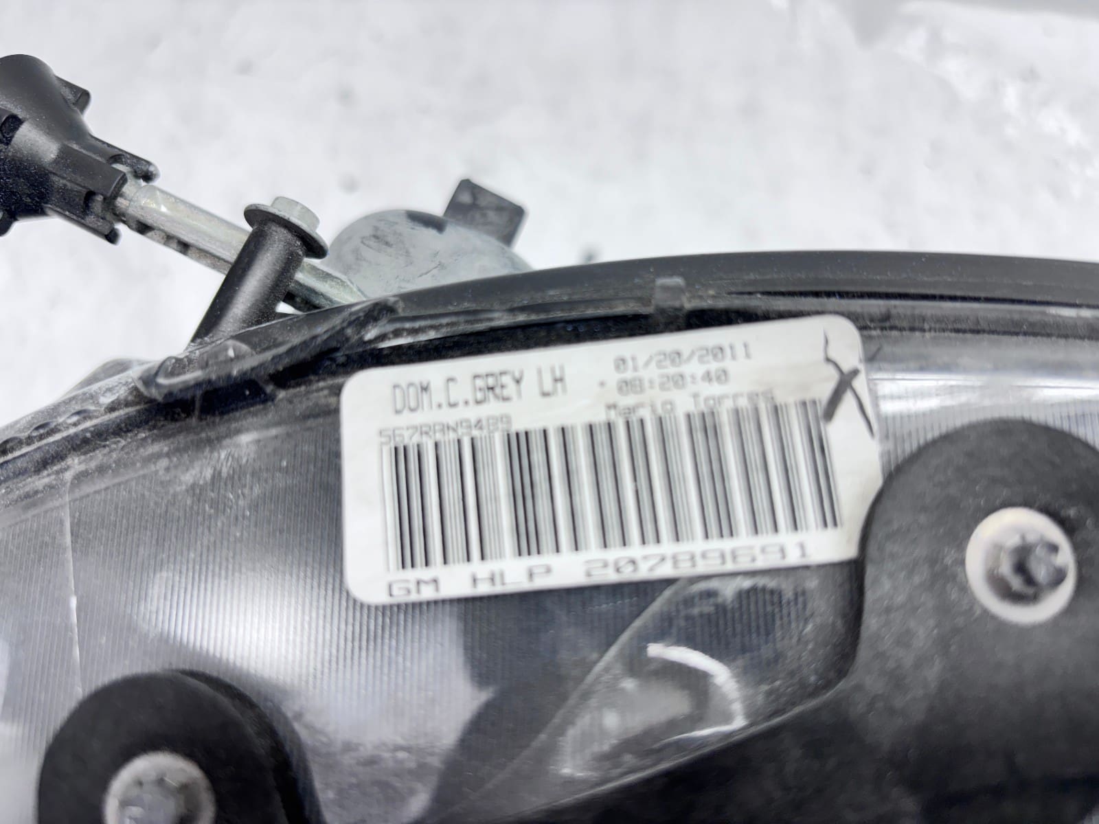 2005-13 Chevy Corvette C6 Dom.C.Grey Xenon HID Front Left OEM Headlight - Image 15