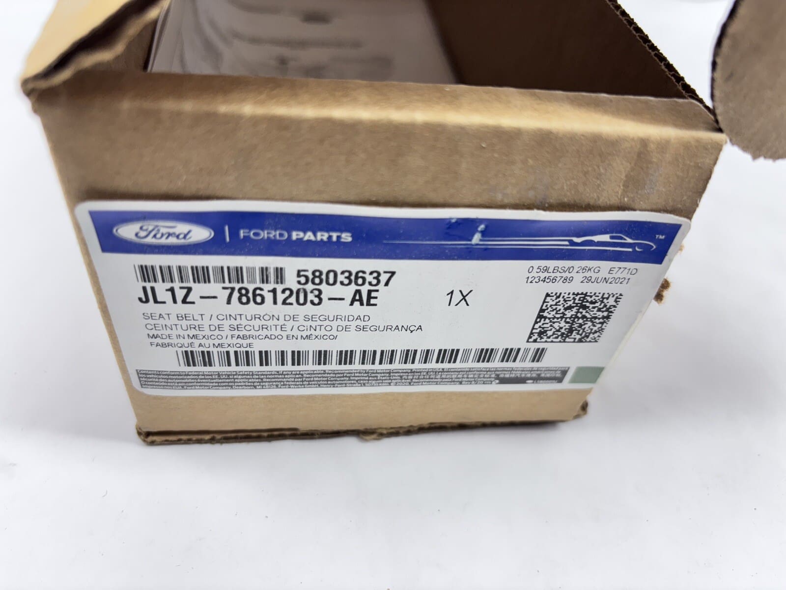 2018-4 Ford Expedition Front Left Seat Belt Buckle jl1z7861203ae - Image 12