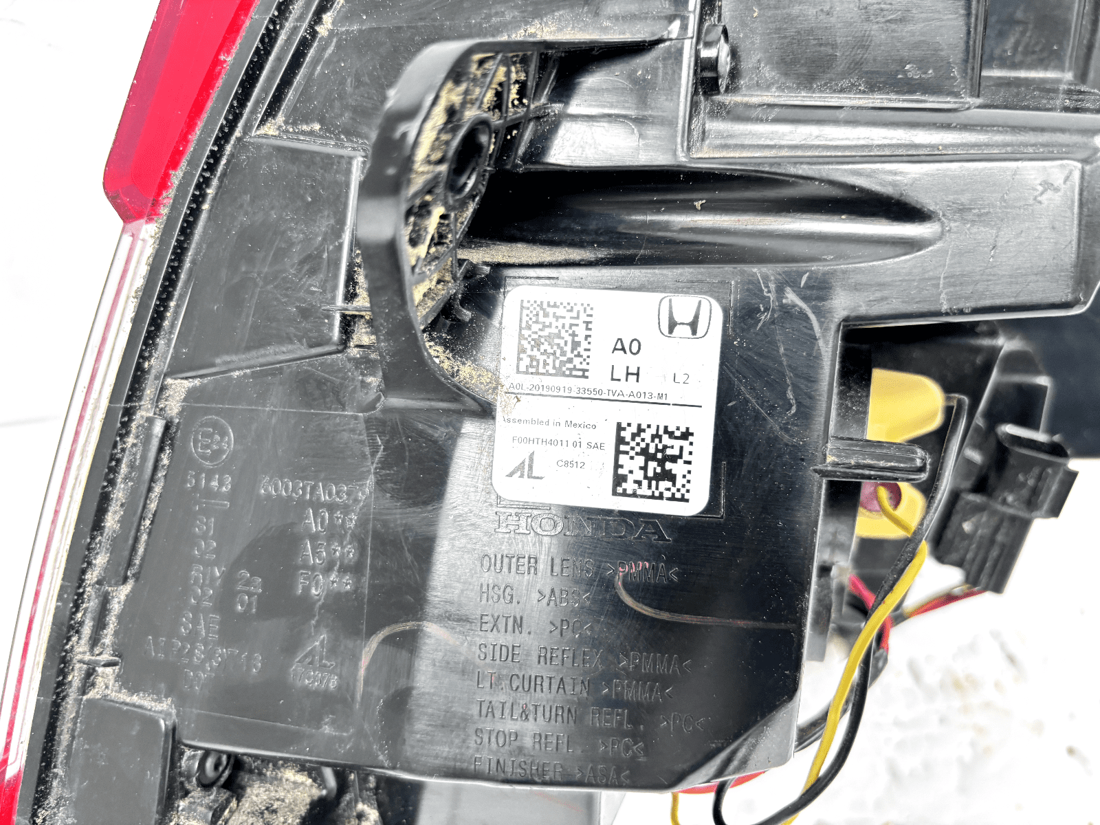 2018-2022 Honda Accord Halogen LED Rear Left OEM Tail Light - Image 16