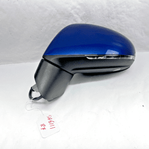 2011-2014 VW Touareg Left Sideview OEM Mirror Blue Turn Signal