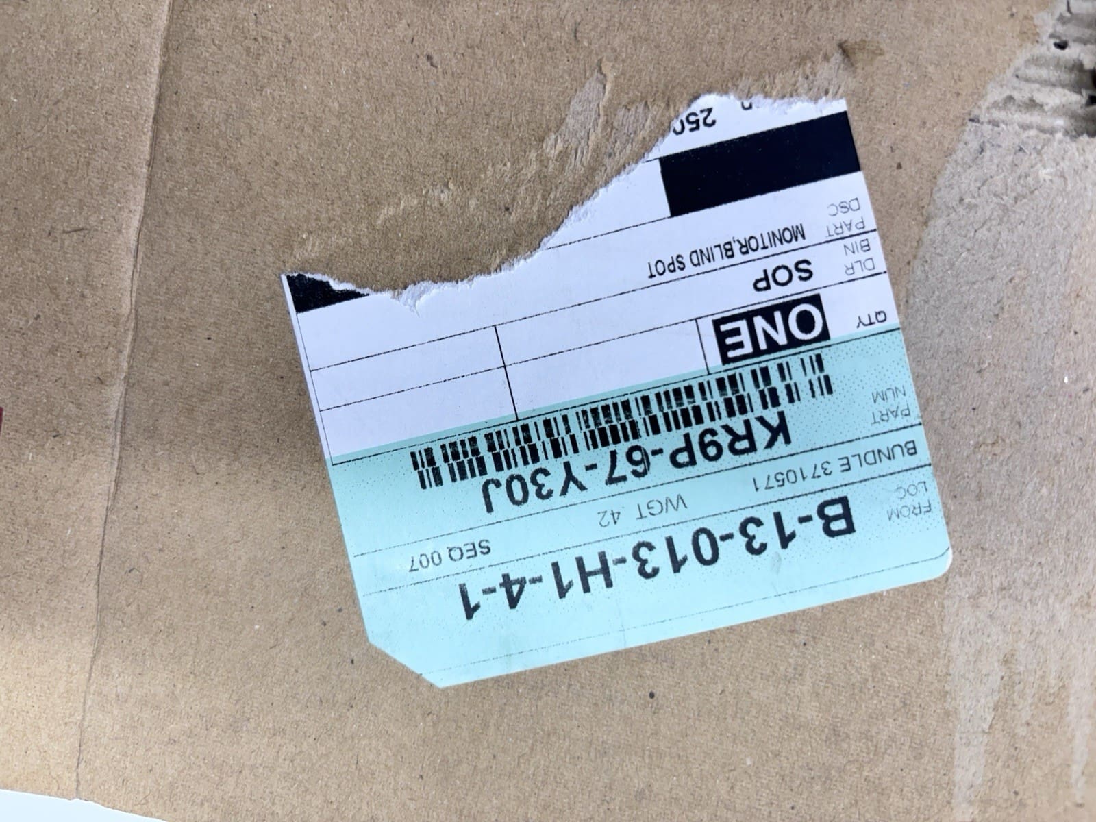 2024 Mazda MX-5 Miata Rear Blind Spot Radar Sensor OEM Genuine KR9P67Y30J - Image 8