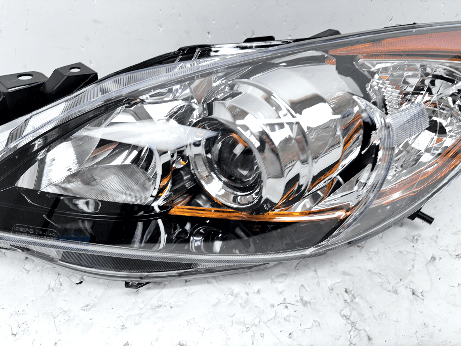 2010-2013 Mazda3 Halogen Front Left CAPA Headlight bbm4510loh - Image 7