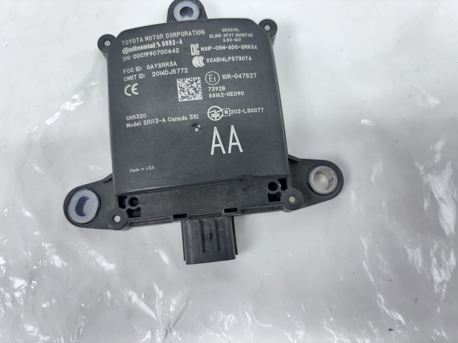 88162-0e090 2020-22 Lexus RX350 RX450h Rear Blind Spot Radar OEM Genuine - Image 6