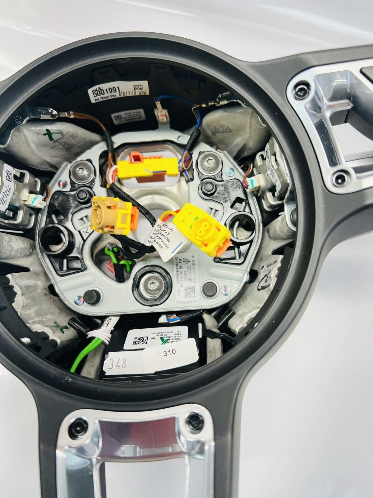 NICE 2021-22 Porsche Spyder Cayman Boxster OEM Steering Wheel 9p1419091mla34 - Image 5