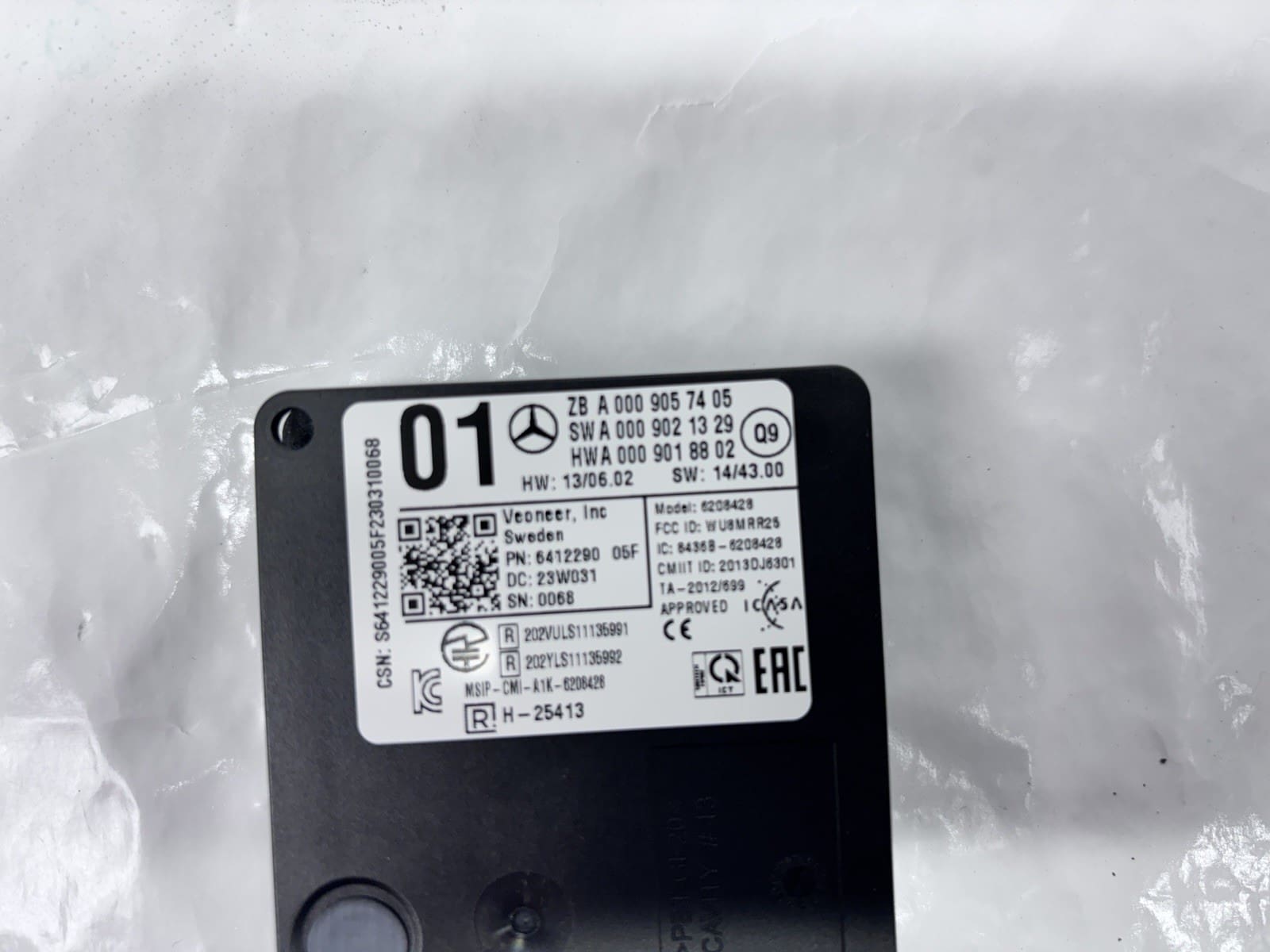 2013-2021 Mercedes Benz GLE GLS GLC Blind Spot Radar Rear OEM Genuine A000905740564 - Image 3