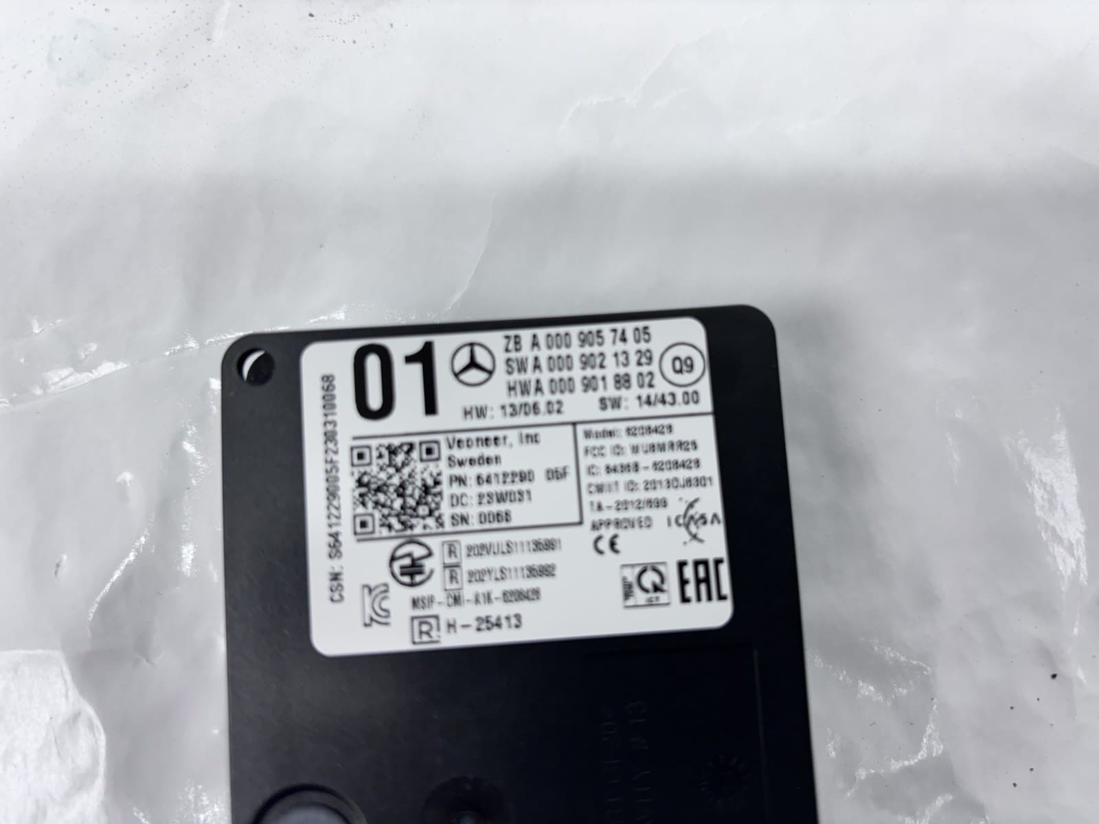 2013-2021 Mercedes Benz GLE GLS GLC Blind Spot Radar Rear OEM Genuine A000905740564 - Image 4