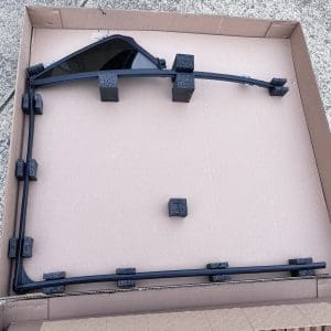 NEW 2023-25 Honda Pilot Rear Left Door Vent Window Glass w/Seal Weatherstrip OEM Genuine