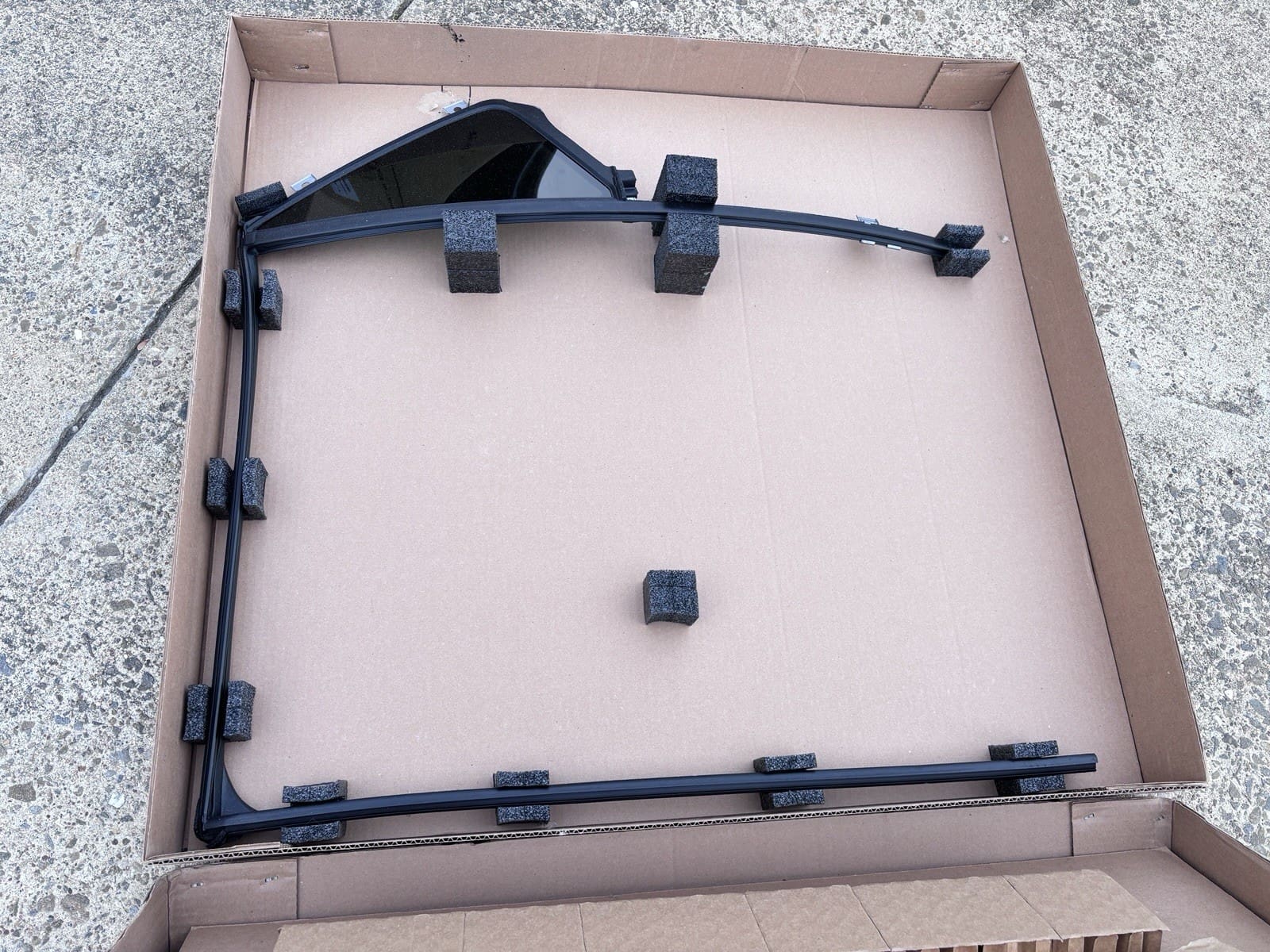 NEW 2023-25 Honda Pilot Rear Left Door Vent Window Glass w/Seal Weatherstrip OEM Genuine