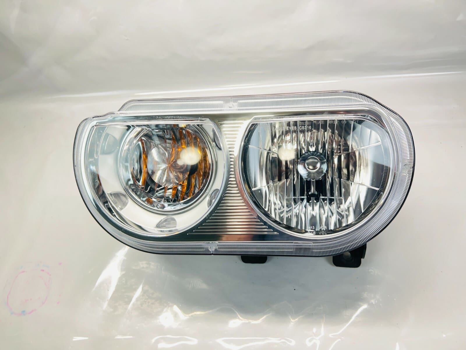 2008-2014 Dodge Challenger Halogen Front Left CAPA Headlight - Image 6