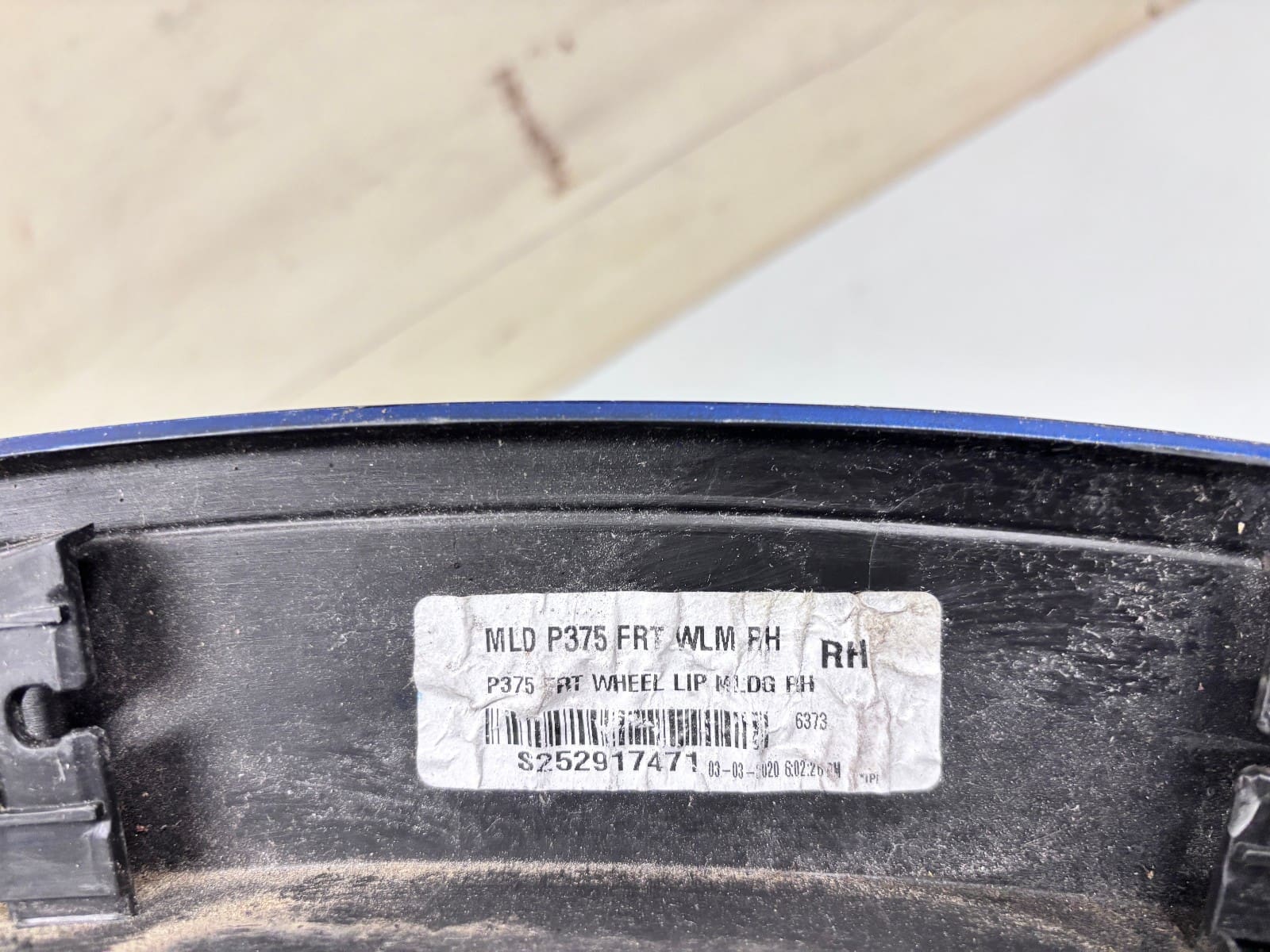 2019-23 FORD RANGER FRONT RIGHT OEM WHEEL FENDER MOLDING FLARE KB3B16A074 - Image 14