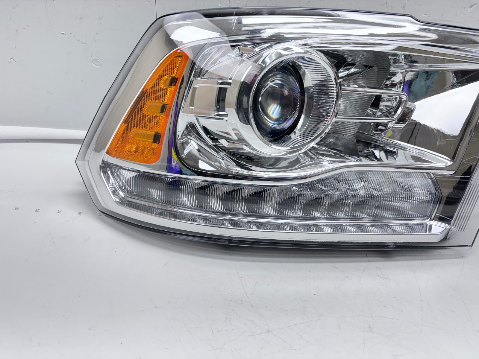 2013-18 Dodge Ram 1500 Halogen LED Front Right CAPA Headlight 68093216AD - Image 8