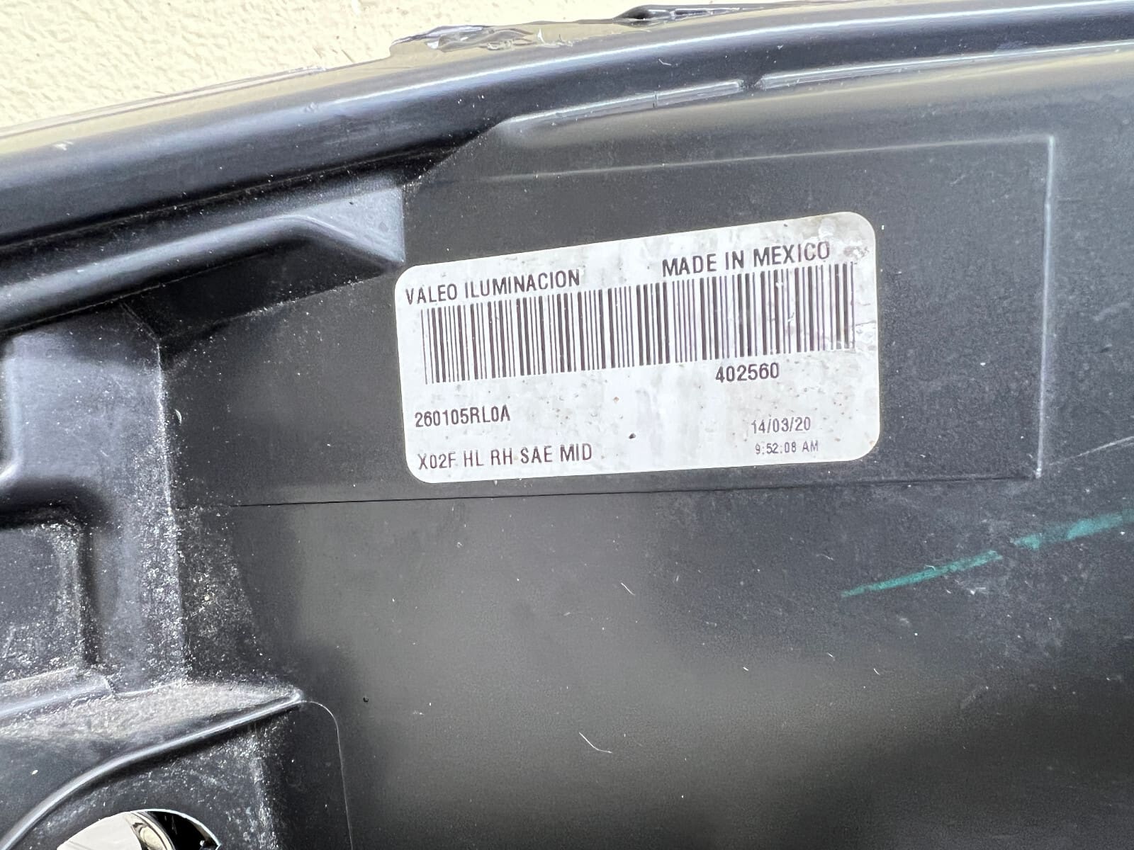 2018-20 Nissan Kicks Halogen Front Right OEM Headlight 260105RL0A - Image 16