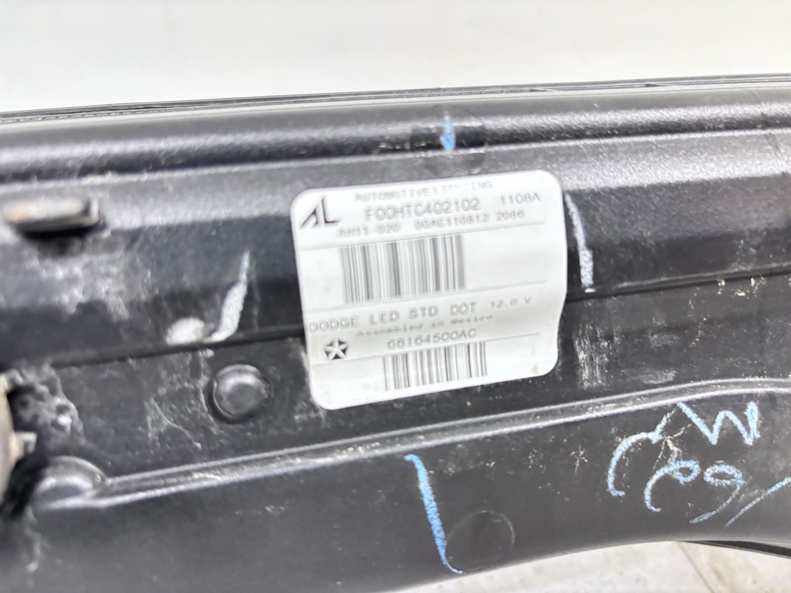 2013-16 Dodge Dart Rear Center LED OEM Tail Light 68164500AC Genuine - Image 11