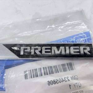 OEM 23405806 2018 Chevy Equinox Premier Rear Liftgate Nameplate Premier