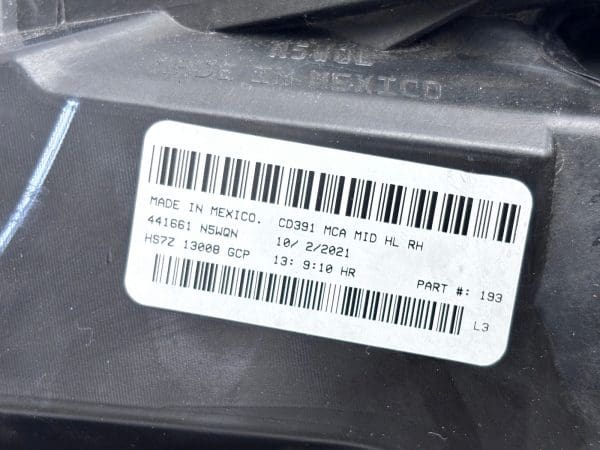 2017-20 Ford Fusion Halogen LED Right OEM Headlight HS7Z13008GCP - Image 23