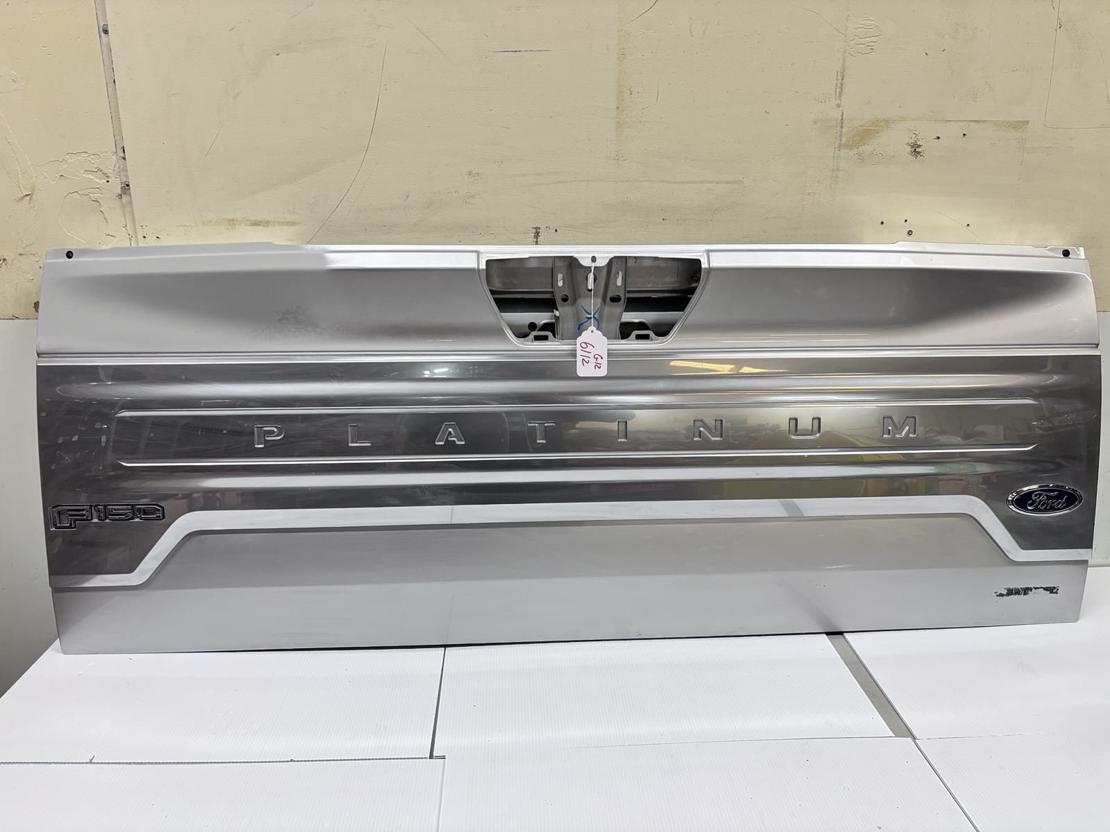 Used 2018-20 Ford F150 Rear Tailgate Platinum Silver Painted OEM Genuine